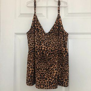 Cheetah Print Tank Top